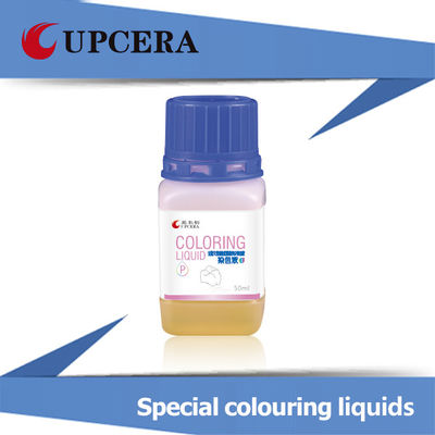 CER Zirkoniumdioxid-Farbton-Flüssigkeit für Zirkoniumdioxid-Zahn-Kronen-rosa Farb-Reihe